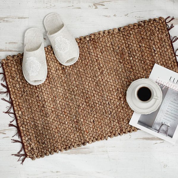 water hyacinth doormat handcrafted from Vietnam wholesaler