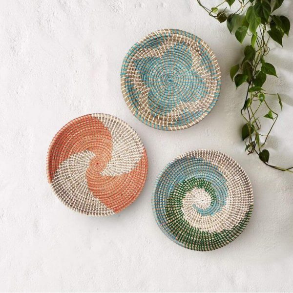 Seagrass Wall Hanging Plates