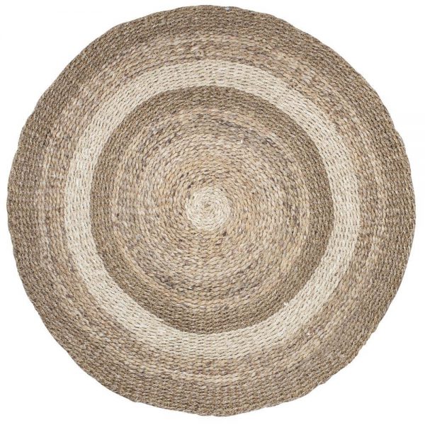 Brown Handwoven 50% seagrass, 30% water hyacinth, 20% corn husk leaf