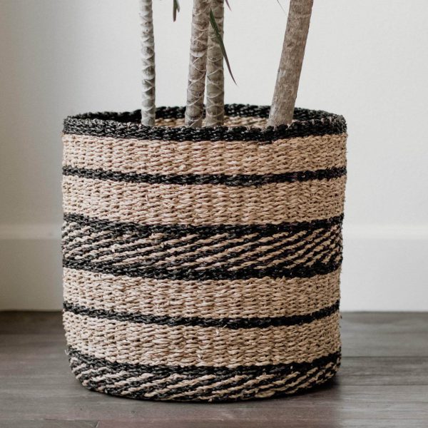 100% eco- friendly seagrass Bohemian Woven Planter Basket