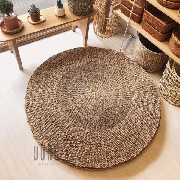 seagrass round mat