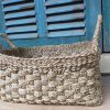 wholesale baskets with handles wholesale seagrass basketswicker storage tote rectangular basket handwoven in seagrass close weave