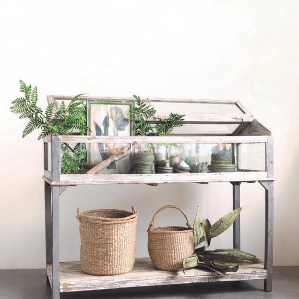 natural beige woven seagrass baskets eco-friendly