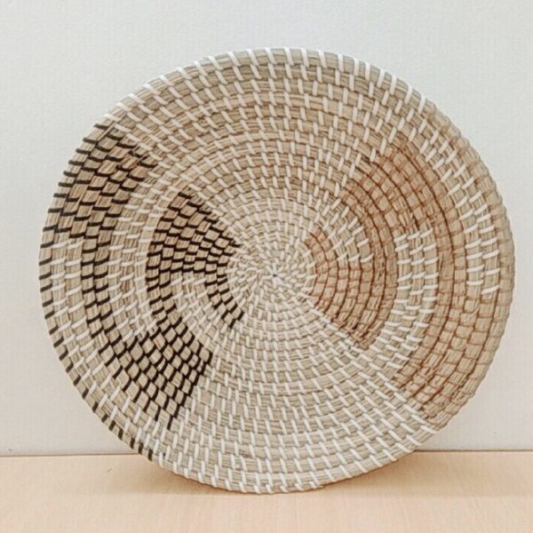 seagrass wall hanging handcrafted in Vietnam seagrass hanging plates