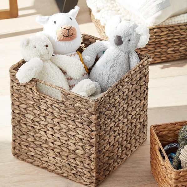 natural sustainable Vietnamese handwoven storage cube