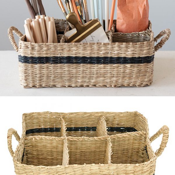 Seagrass Basket Organizer