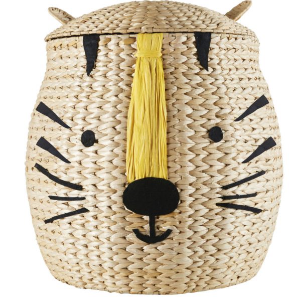 Woven segrass tiger basket